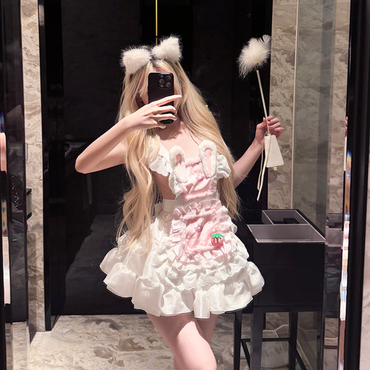 「Sweet Bunny」Pure Desire Maid Bunny Ear Sexy Uniform Set